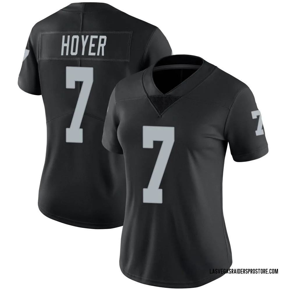 Women's Limited Brian Hoyer Las Vegas Raiders Black Team Color Vapor Untouchable Jersey