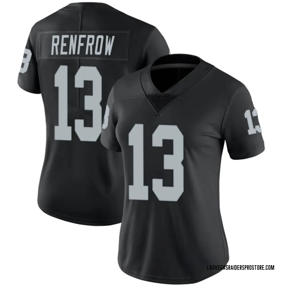 Women's Limited Hunter Renfrow Las Vegas Raiders Black Team Color Vapor Untouchable Jersey