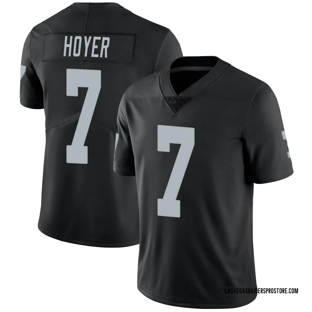 Youth Limited Brian Hoyer Las Vegas Raiders Black Team Color Vapor Untouchable Jersey