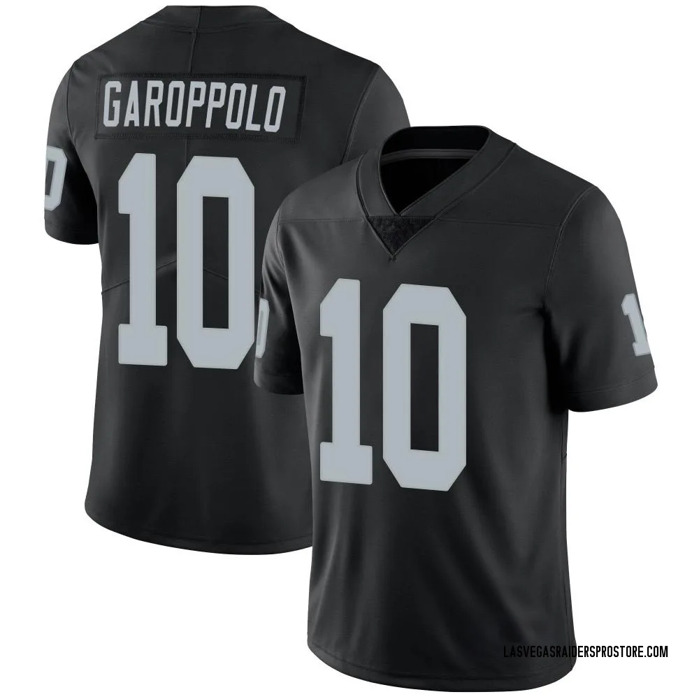 Youth Limited Jimmy Garoppolo Las Vegas Raiders Black Team Color Vapor Untouchable Jersey